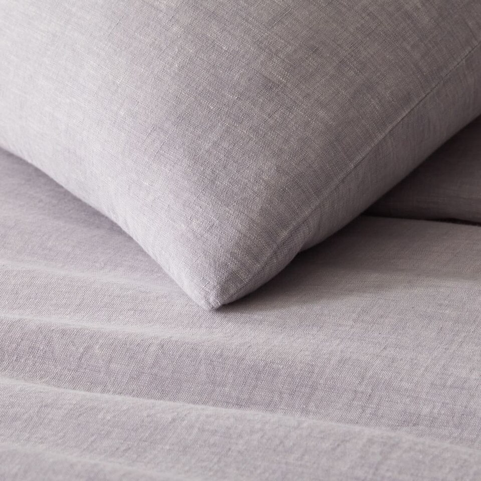 European Flax Linen Duvet Cover & Shams